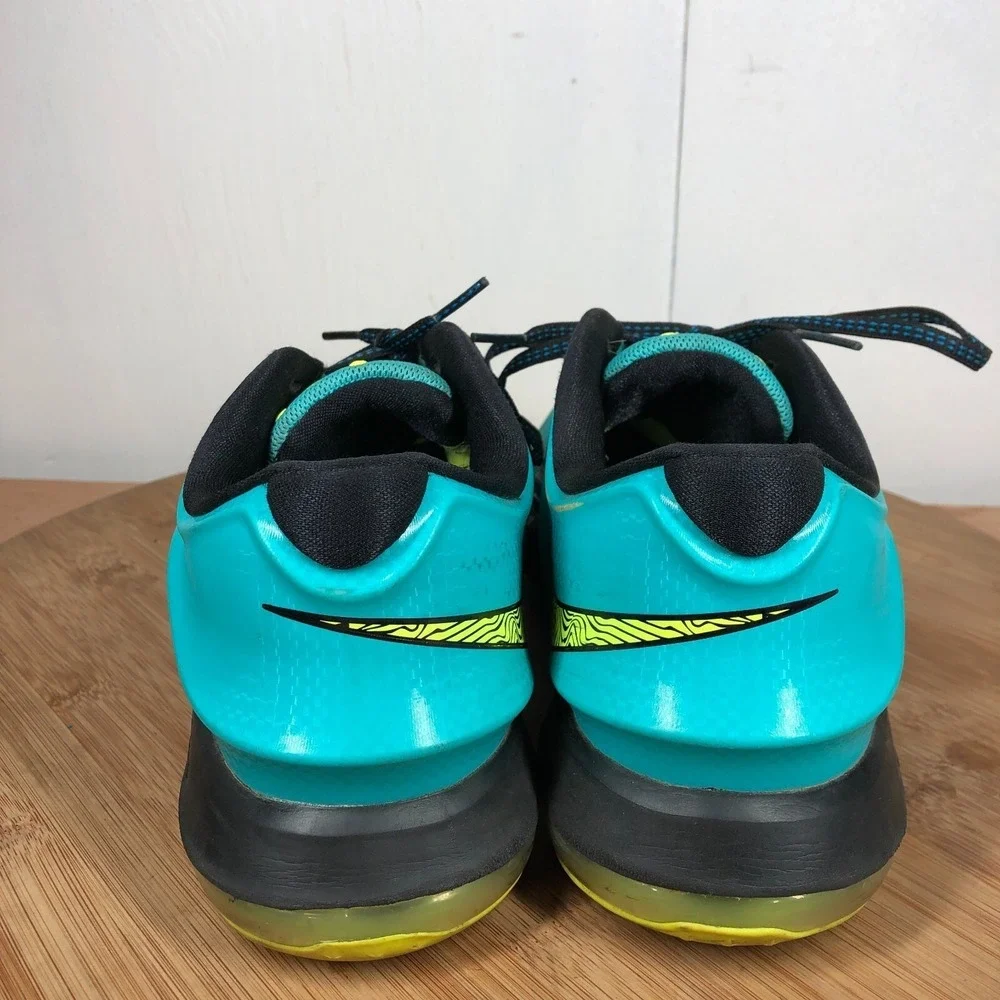 Nike KD 7 Mens size 8.5 shoes blue green athletic basketball sneakers
